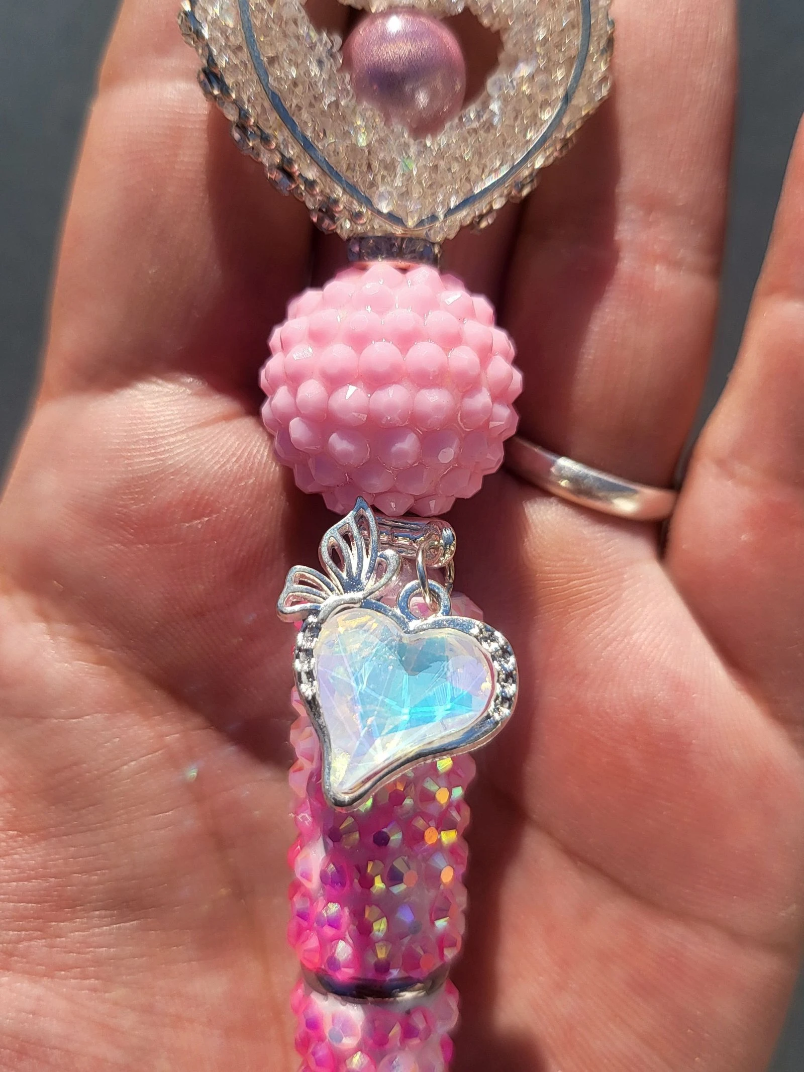 Magnífico bolígrafo con strass brillantes – photo 3